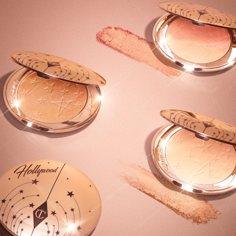 NIB Charlotte Tilbury Glow Glide Highlighter Rose Gold Glow **2 Available** - Picture 4 of 8